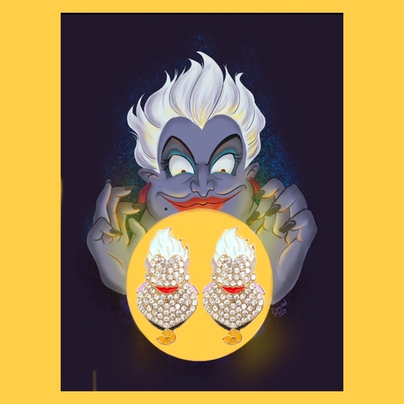 Disney Ursula Earrings - Picture 3 of 4